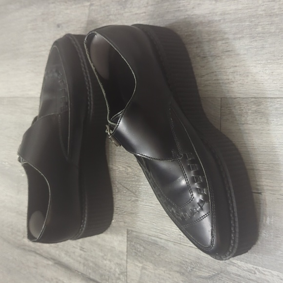 Underground. England Black Leather Apollo Creepers - Picture 6 of 11